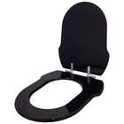 Assento Sanitario Soft Close Hampton Preto Para Louça Incepa