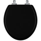 Assento Sanitário Soft Close Iris Preto Para Vaso Mari