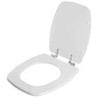 Assento Sanitario Soft Close Laguna Cinza Para Vaso Hervy