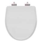 Assento Sanitário Soft Close Laura Branco Para Vaso Roca