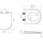 Assento Sanitário Soft Close Luna/square Branco Lorenzetti -
