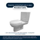 Assento Sanitario Soft Close Mondiale Rosato Vaso Celite