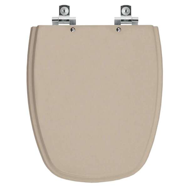 Assento Sanitário Soft Close Monte Carlo Bege Saara Para Vaso