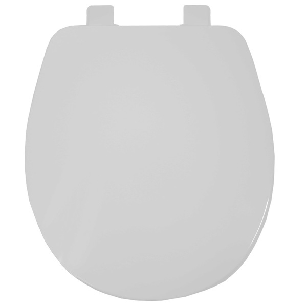 Assento Sanitário Universal  Oval Evolution Em Resina Termofixa Com Fechamento Suave Soft Close Cinza Prata Tupan