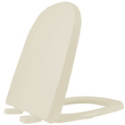 Assento Sanitário Etna Em Resina Termofixa Com  Fechamento Suave Soft Close Palha Tupan