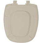 Assento Sanitário Monte Carlo Em Resina Termofixa Com Fechamento Suave Soft Close Creme Tupan