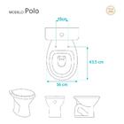 Assento Sanitário Soft Close Polo Cinza Plus Para Vaso Hervy