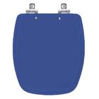 Assento Sanitário Soft Close Primula Plus Azul Para Vaso Fiori