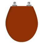 Assento Sanitário Soft Close Ravena Caramelo Para Vaso Deca