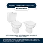 Assento Sanitário Soft Close Riviera Branco Para Vaso Celite