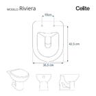Assento Sanitario Soft Close Riviera Plus Branco Para Vaso Ce