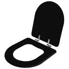 Assento Sanitario Soft Close Riviera Preto Para Vaso Celite