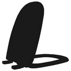 Assento Sanitário Sabatini Em Polipropileno Com  Fechamento Suave Soft Close Preto Tupan