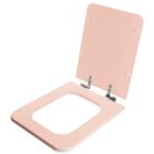 Assento Sanitário Soft Close Square Coral Para Vaso Incepa