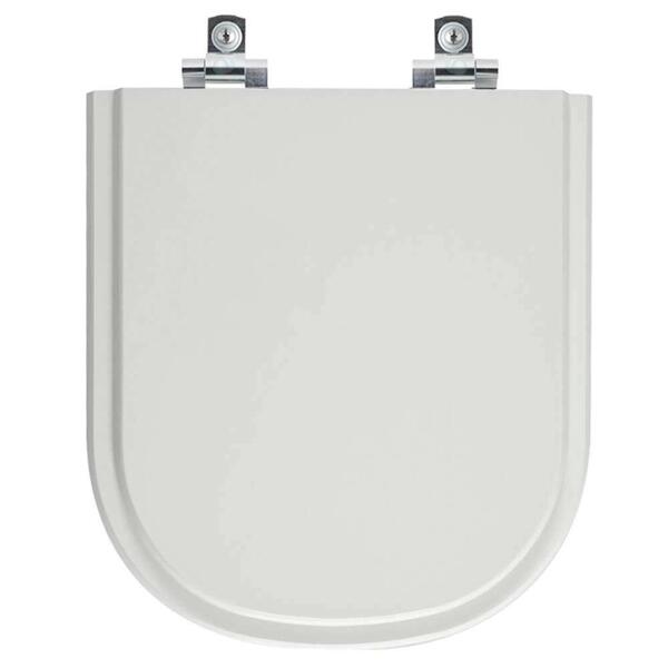 Assento Sanitário Soft Close Square Loren Cinza Claro Para Va