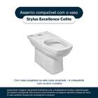 Assento Sanitario Soft Close Stylus Excellence Pergamon