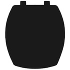 Assento Sanitário Thema Em Resina Termofixa Fechamento Suave Soft Close Preto Tupan