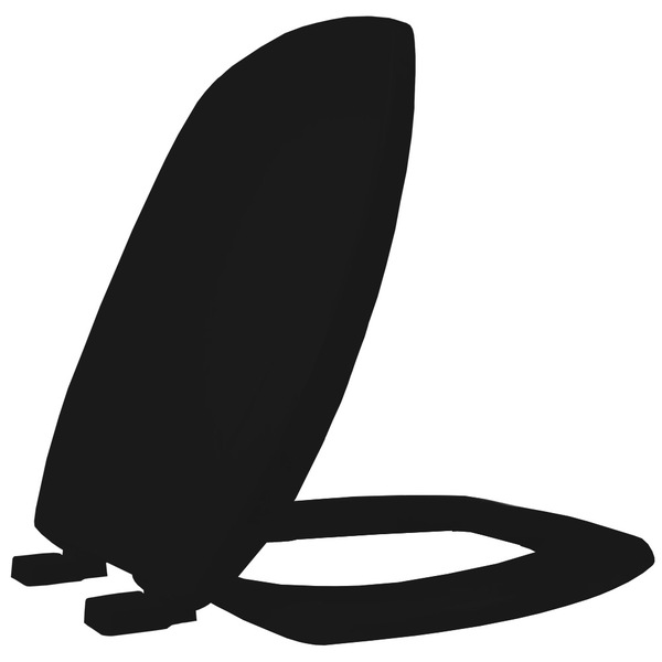 Assento Sanitário Thema Em Resina Termofixa Fechamento Suave Soft Close Preto Tupan