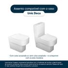 Assento Sanitário Soft Close Unic Branco Para Vaso Deca Com F