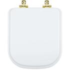 Assento Sanitário Soft Close Unic Branco Para Vaso Deca Com F