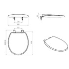 Assento Sanitário Soft Close Universal Formatta Pp Lorenzetti