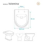 Assento Sanitário Soft Close Valentina Cinza Prata Para Vaso