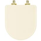 Assento Sanitário Soft Close Valentina Marfim Para Vaso Hervy