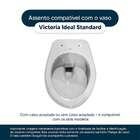Assento Sanitario Soft Close Victoria Preto Ideal Standard