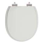 Assento Sanitario Soft Close Village Cinza Para Vaso Deca