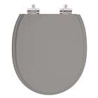 Assento Sanitario Soft Close Village Cinza Vip Vaso Deca