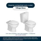 Assento Sanitario Soft Close Village Creme Para Vaso Deca