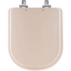 Assento Sanitário Soft Close Vogue Plus Amendoa  Para Vaso De
