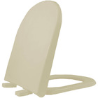 Assento Sanitário Vogue Plus Life Ou Flox Em Polipropileno Com Fechamento Suave Soft Close Creme Tupan