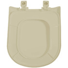 Assento Sanitário Vogue Plus Life Ou Flox Em Polipropileno Com Fechamento Suave Soft Close Creme Tupan