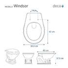 Assento Sanitario Soft Close Windsor Creme Para Vaso Deca