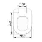 Assento Sanitário Soprado Paris Sabatini Astra Para Louça Ica