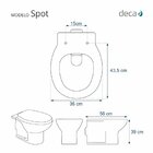Assento Sanitário Spot Deca Aço Branco