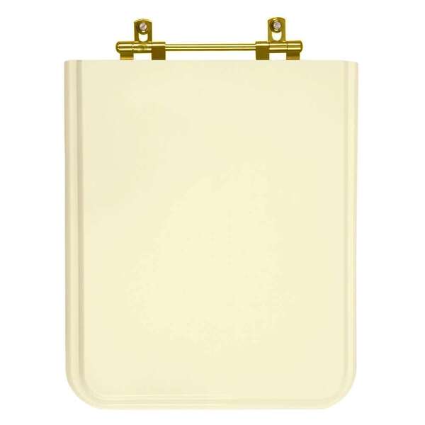 Assento Sanitário Square Bone (bege) Para Vaso Incepa Com Fer