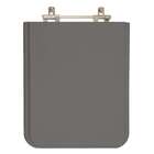 Assento Sanitário Square Cinza Ambar Para Vaso Incepa