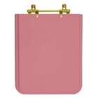 Assento Sanitário Square Wild Rose (rosa) Para Vaso Incepa Co