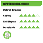 Assento Sanitário Studio Kids Termofixo Gelo Fechamento Suave Deca