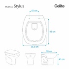 Assento Sanitário Stylus Branco Para Vaso Celite