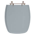 Assento Sanitário Stylus Cinza Escuro Para Louça Celite