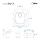 Assento Sanitário Stylus Rosato Para Vaso Celite