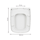 Assento Sanitário Suite Polipropileno Branco Fechamento Suave Incepa