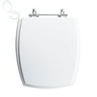 Assento Sanitário Tampa De Vaso Branco Mdf Laqueado Anturius