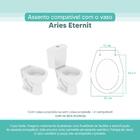 Assento Sanitário Tampa De Vaso Branco Mdf Laqueado Aries Par