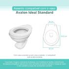 Assento Sanitário Tampa De Vaso Branco Mdf Laqueado Avalon Pa