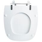Assento Sanitário Tampa De Vaso Branco Mdf Laqueado Avant Plu
