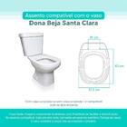 Assento Sanitário Tampa De Vaso Branco Mdf Laqueado Dona Beja